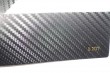 3D Carbon fiber film black color