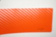 3D Carbon fiber film orange color