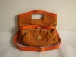 ladies frame leather bag