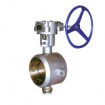 Butt welding butterfly valve