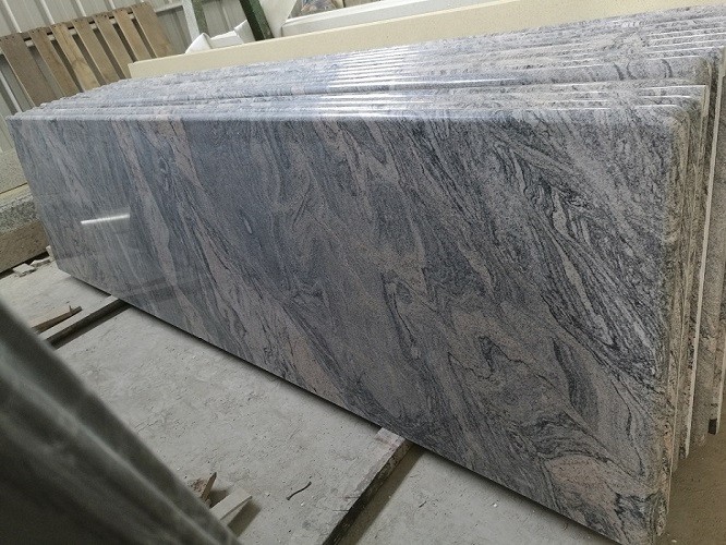 China Juparana Grey solid surface granite prefab