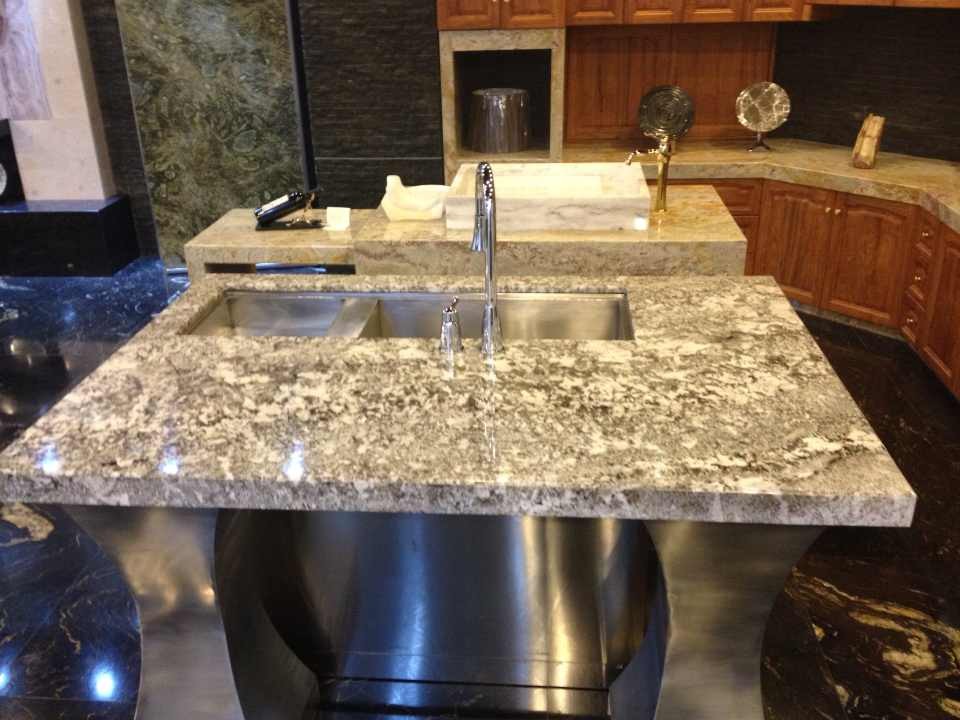 Bianco Antico White Granite bathroom vanity tops