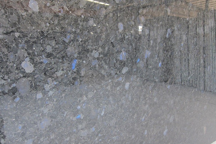Cheapest Volga Blue Polished Granite Slab