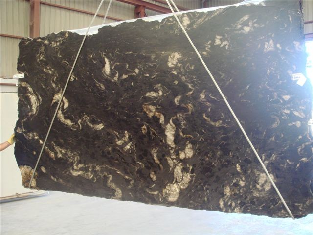 Cosmos Black Brazil Matrix Titanium granite slabs