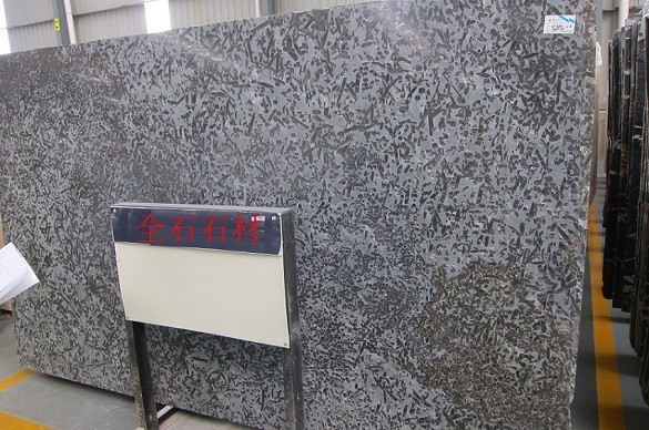 Luxury Natural Gem Brown Black Stone Granite Slabs