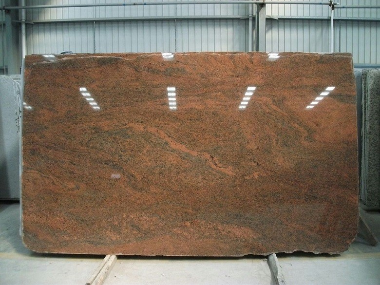 Multicolor Red Granite slab for granite countertop