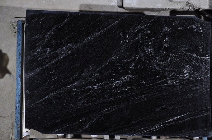 Natural Stone Black Nevada Brazil Granite Slabs