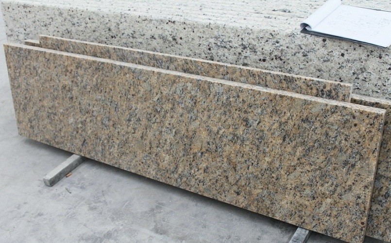 Santa Cecilia Dark Yellow Granite stone/slab