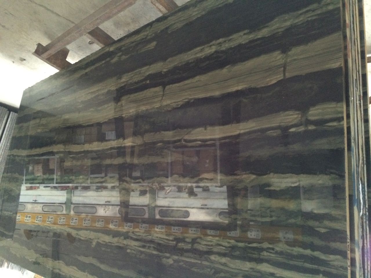 Verde Bamboo Natural stone Green Granite slab