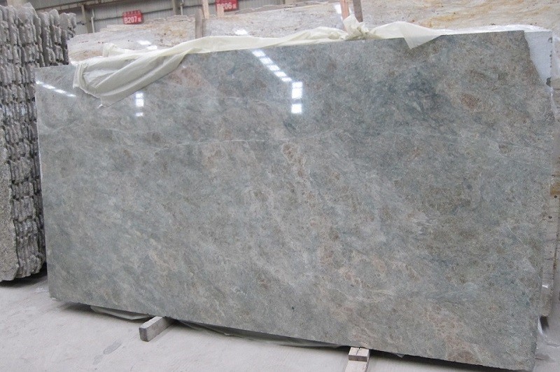 bookmatch slab Seawave Green china green granite