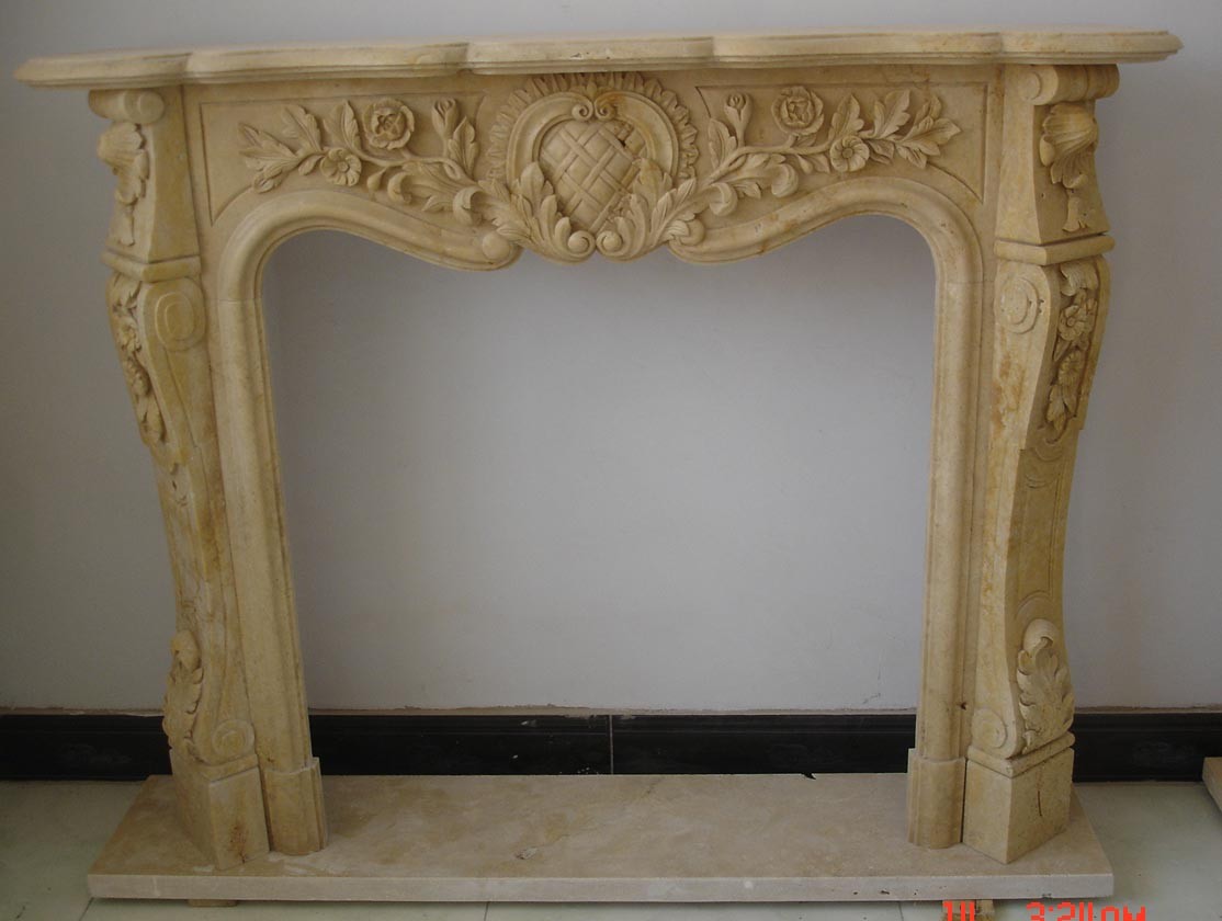 Home Decoration Natural Stone Marble Fireplace