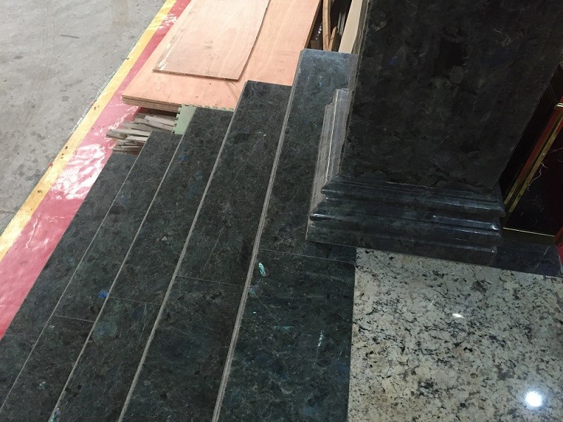 Wholesale Jade Blue Labradorite granite tile