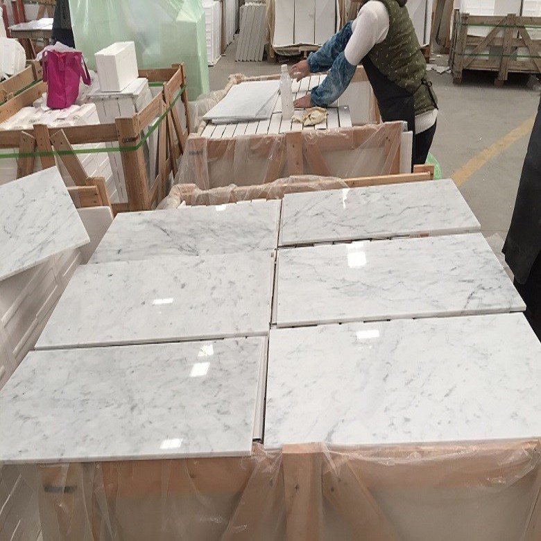 Bianco Carrara Statuario Italy white marble tiles