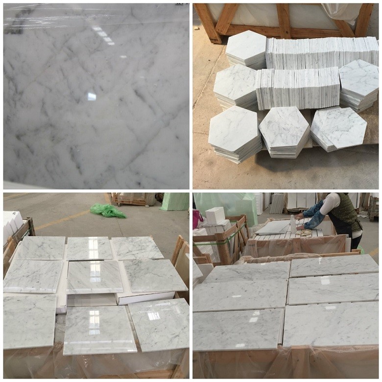 Binaco Carrara White for Bathroom shower tile