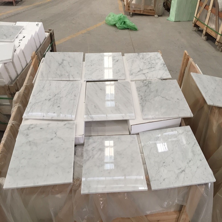 Binaco Carrara White marble for kitchen floor tile