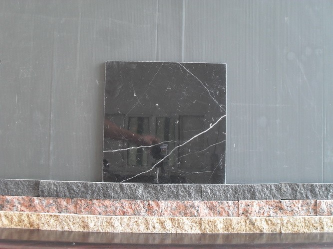 Nero Marquina tile in construction&decoration