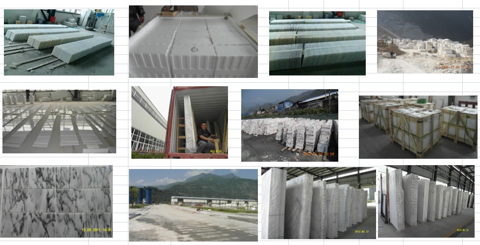 starry white star white chinese white marble slabs