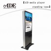 floor standing advertising player