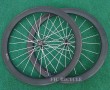 1400g carbon 50mm road bike tubular wheelset