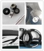 Carbon 3 spoke tubular/clincher wheel 70mm