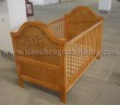 Classic solid pine baby cot bed TC8017