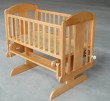 Deluxe solid pine baby crib TC8021