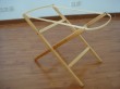 Solid pine moses basket stand