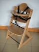 Popular Wooden baby high chair TC8195