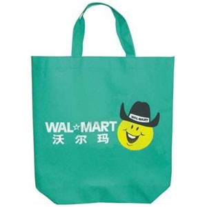 green cheap shopping bag custom