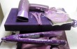 purple  color hair straightener (2into 1)