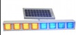 SOLAR TRAFFIC WARNING LIGHT JW-11E3