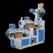 Two-stage reclaimed extruding unit