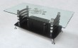 low price glass coffee table A23