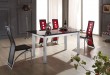 L806-3 Modern Extending Folding Dining Room Tables