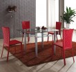 L815-3 Extendable Simple Dining Table,Iron Legs fo