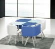 low price glass dining table set 605
