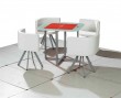 low price glass dining table set A604