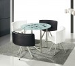 low price glass dining table set B502