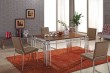 stainless steel table frame dining table L860