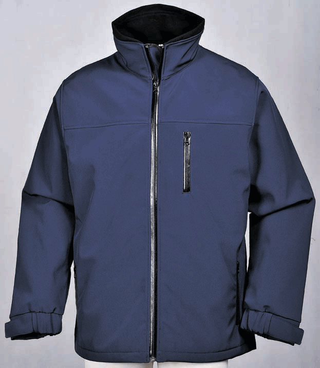 Mens Softshell Jacket with Waterproof Zipper 