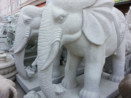 Large Elephant Statue for Gate Decoration