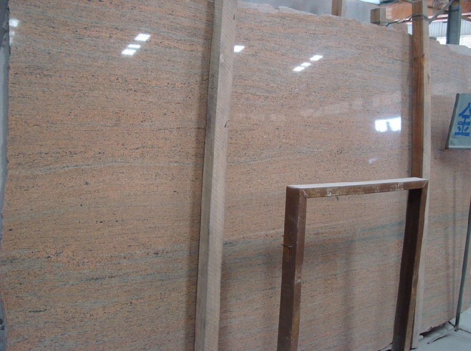 Raw Silk Polished Granite Slab