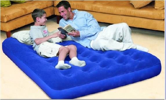 Coil Flocked PVC Air Bed