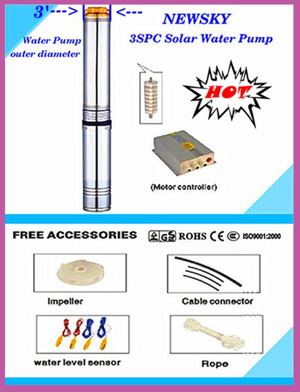 NEWSKY Centrifugal (Plastic) DC Solar Water Pump