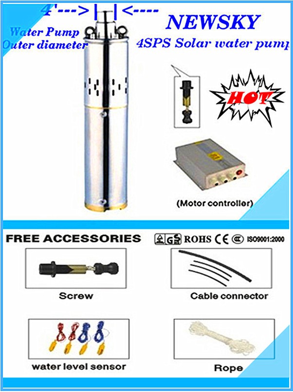 NEWSKY Non-pollution 4SPS DC Solar Water Pump