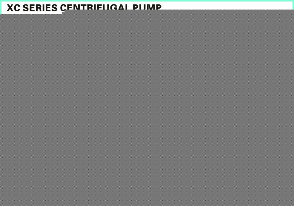 XC370/550/750 Centrifugual Pump