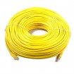 50m yellow cat5e stranded pacth cord, new material
