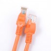 Orange Cat5e 1m RJ-45 6*0.12mm CCA cable
