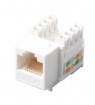 Cat6 Cable Accessories/Keystone Jack, White Color
