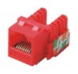 Modular Plug, Red Color Keystone Jack